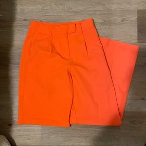 Vera moda size 0 orange trouser pants, worn once